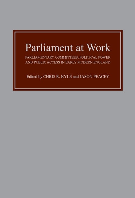 Book cover image for Parliament at Work ISBN: 9780851158747