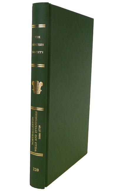 Book cover image for Northallerton Wills and Inventories, 1666-1719 ISBN: 9780854440757