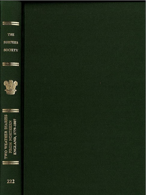 Two Weather Diaries from Northern England, 1779-1807