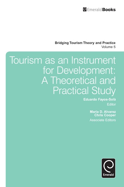 Book cover image for Tourism as an Instrument for Development ISBN: 9780857246790
