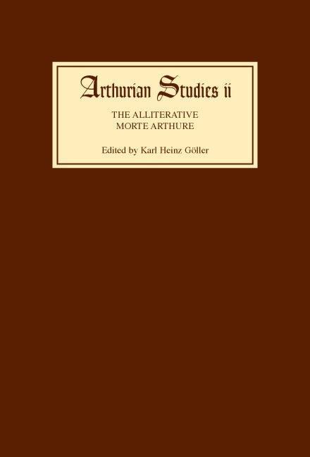 Book cover image for The Alliterative Morte Arthure ISBN: 9780859910750