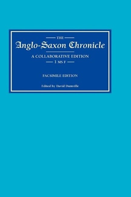Book cover image for Anglo-Saxon Chronicle 1 MS F ISBN: 9780859911252