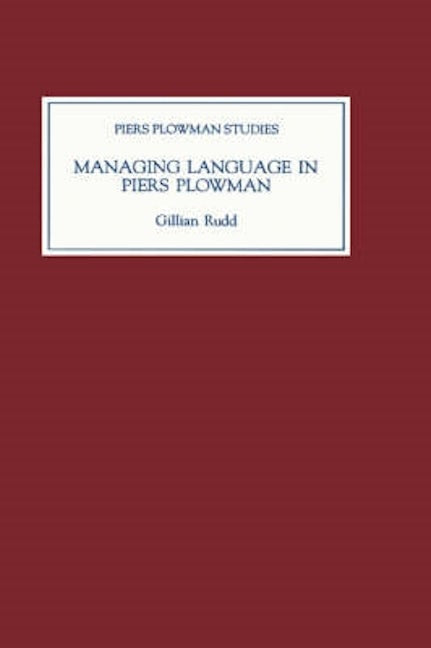 Book cover image for Managing Language in Piers Plowman ISBN: 9780859913928