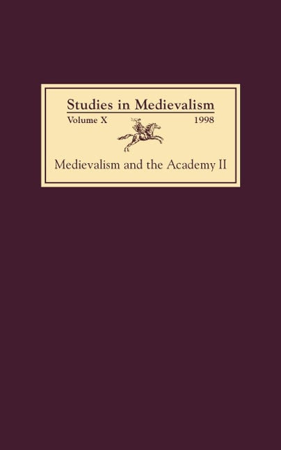 Book cover image for Studies in Medievalism X (1998) ISBN: 9780859915670