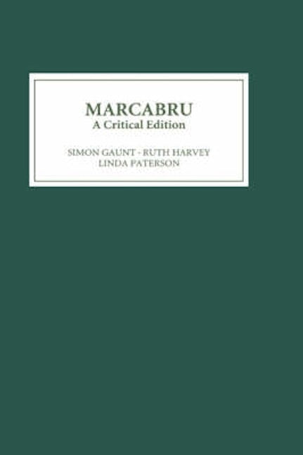 Book cover image for Marcabru: A Critical Edition ISBN: 9780859915748