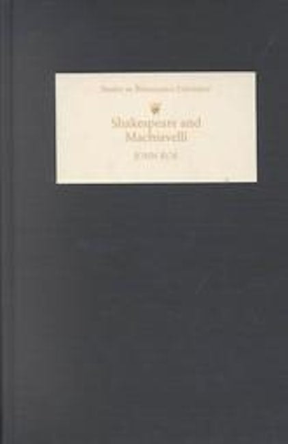 Book cover image for Shakespeare and Machiavelli ISBN: 9780859917643