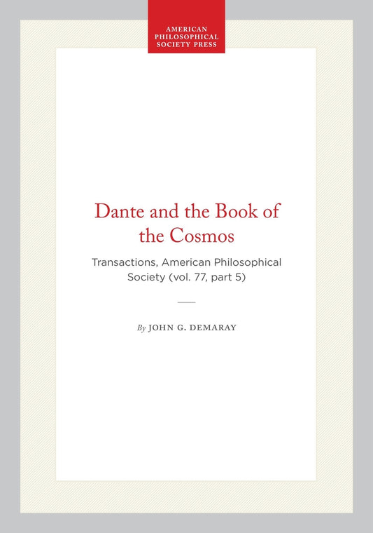Dante and the Book of the Cosmos