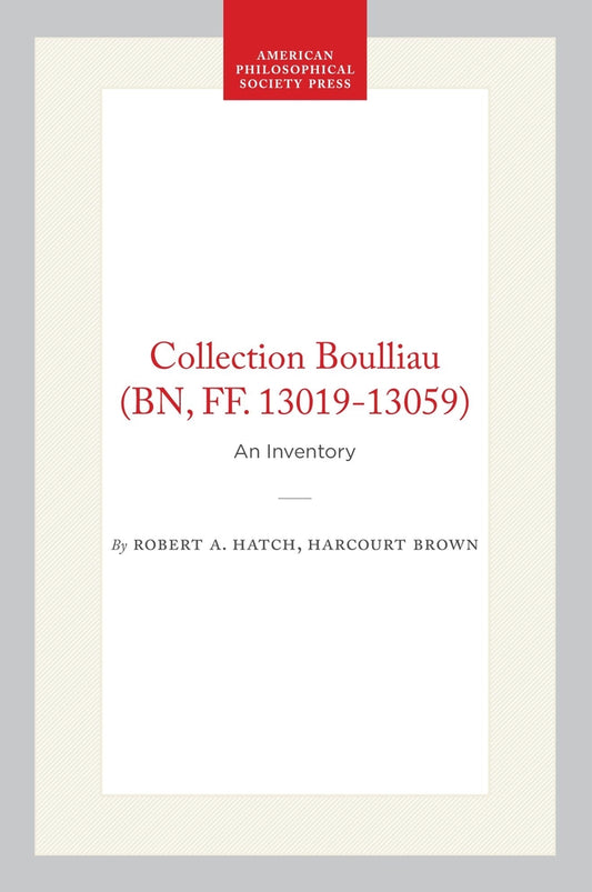 Collection Boulliau (BN, FF. 13019-13059)