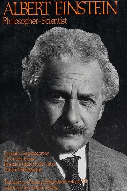 Book cover image for Albert Einstein, Philosopher-Scientist ISBN: 9780875482866