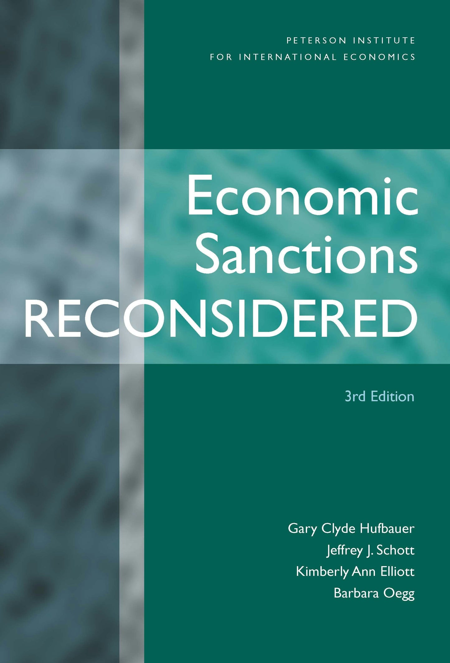 Book cover image for Economic Sanctions Reconsidered ISBN: 9780881324129