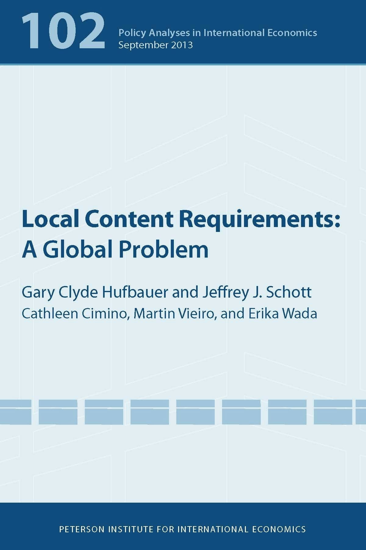 Book cover image for Local Content Requirements ISBN: 9780881326802