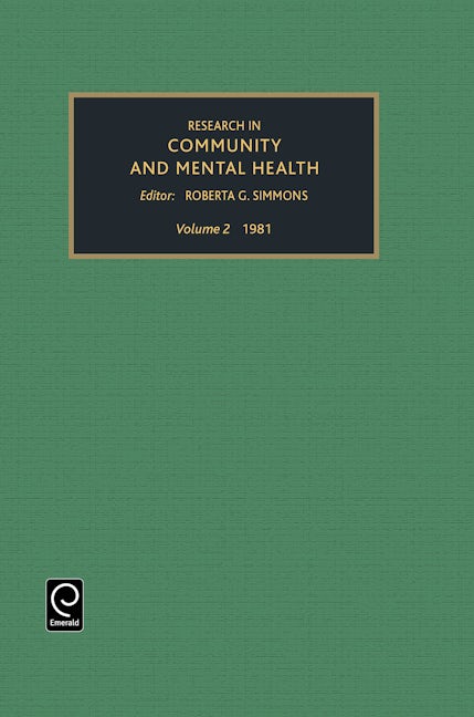 Book cover image for Research in Community and Mental Health ISBN: 9780892321520