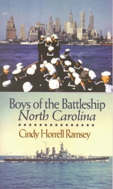 Book cover image for Boys of the Battleship North Carolina ISBN: 9780895873392