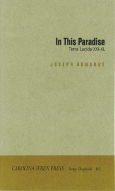 Book cover image for In This Paradise ISBN: 9780932112460