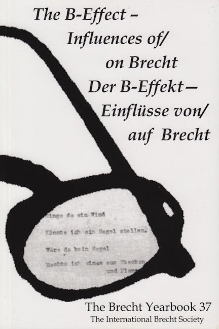 Book cover image for The Brecht Yearbook / Das Brecht-Jahrbuch 37 ISBN: 9780985195601