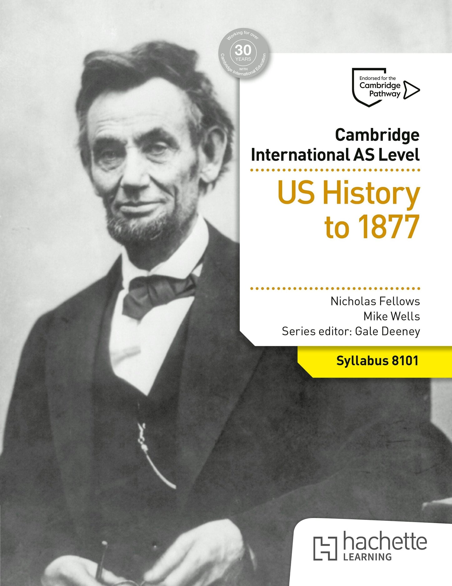 Book cover image for Cambridge International AS Level History: US History to 1877 ISBN: 9781036008987