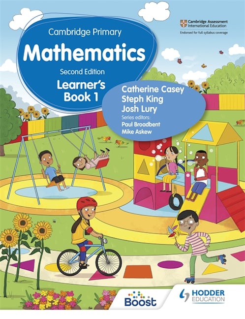 Book cover image for Cambridge Primary Mathematics Learner's Book 1 Second Edition ISBN: 9781398300903