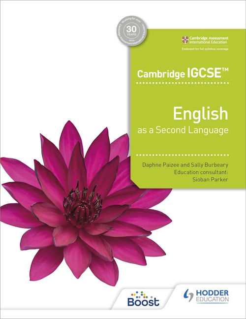 Book cover image for Cambridge IGCSE English as a Second Language ISBN: 9781398352698