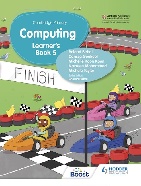 Book cover image for Cambridge Primary Computing Learner's Book Stage 5 ISBN: 9781398368606