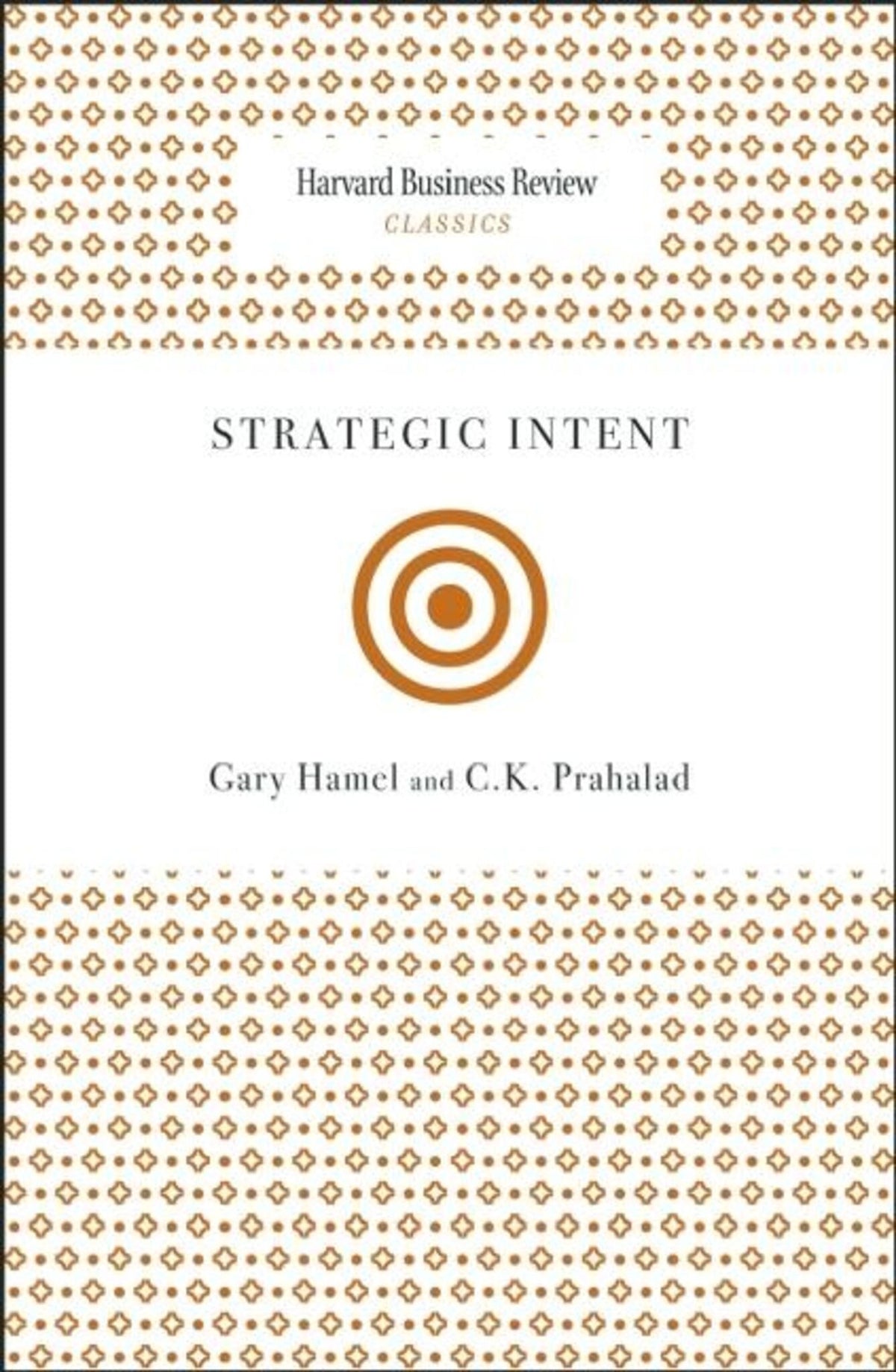 Cover image for Strategic Intent ISBN 9781422136546