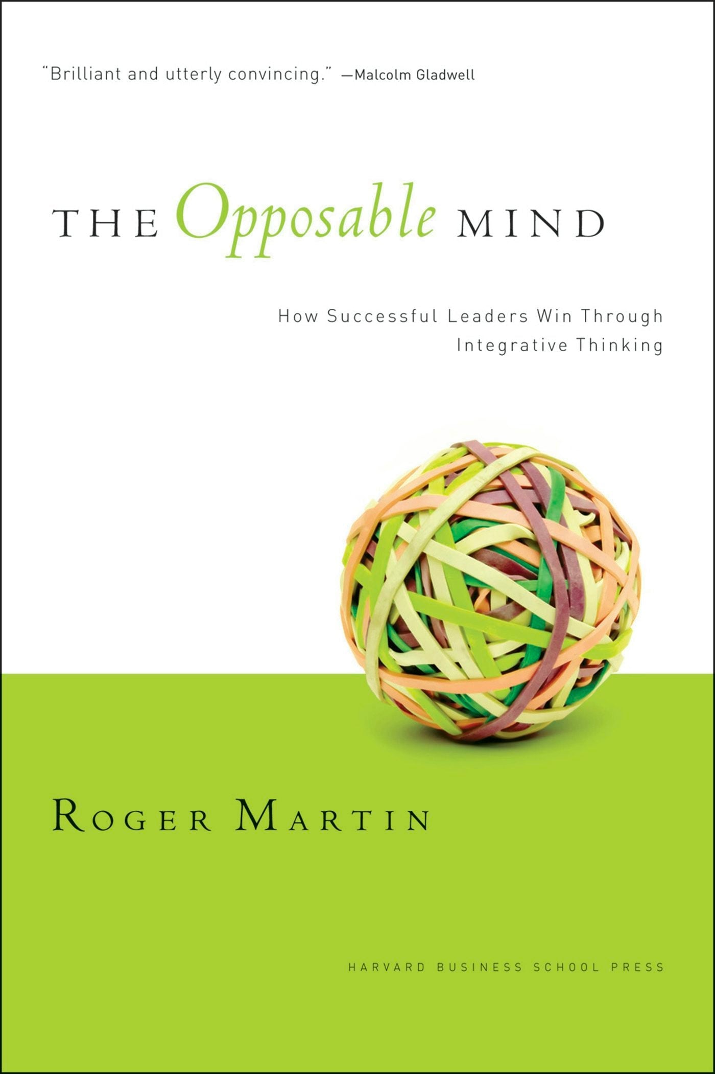 Book cover image for The Opposable Mind ISBN: 9781422148105