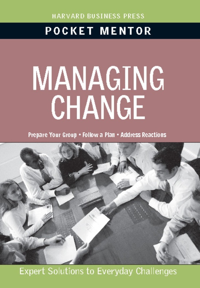 Book cover image for Managing Change ISBN: 9781422172605