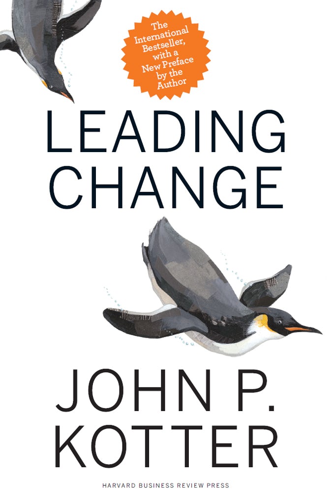 Book cover image for Leading Change, With a New Preface by the Author ISBN: 9781422186442