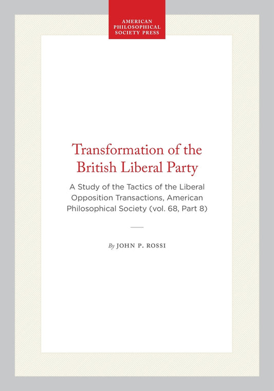 Transformation of the British Liberal Party