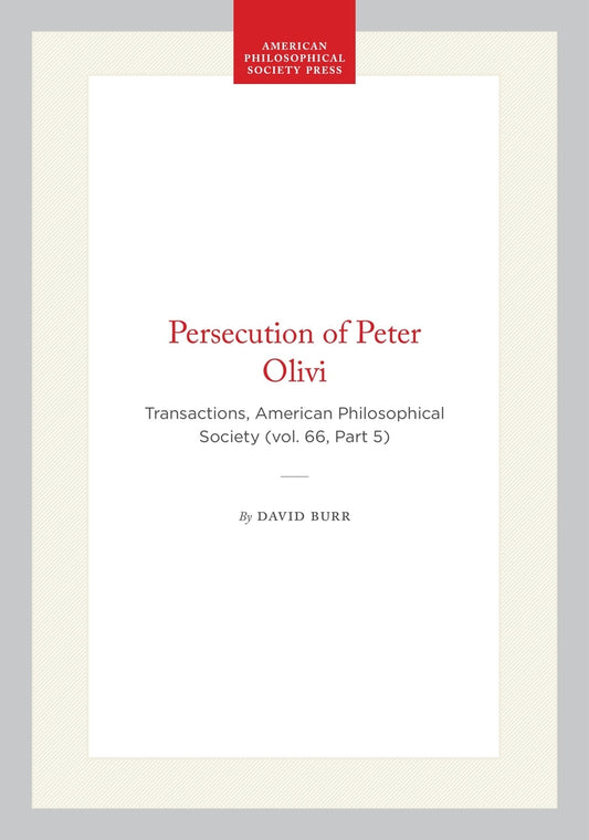 Persecution of Peter Olivi