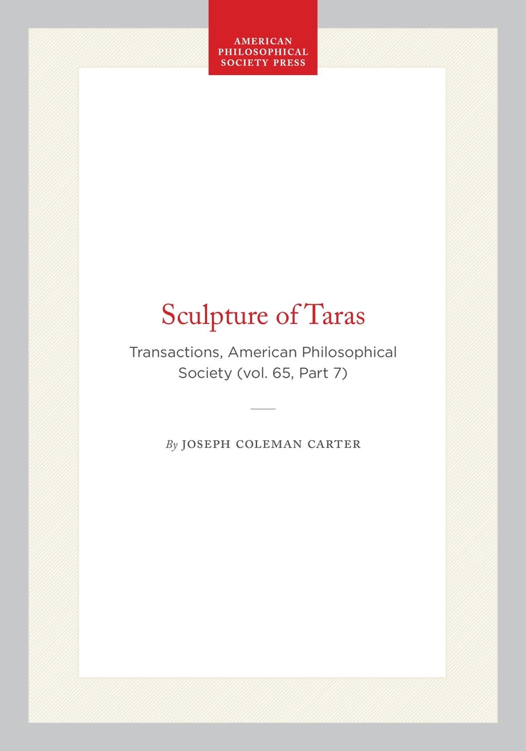 Cover image for Sculpture of Taras ISBN 9781422375310