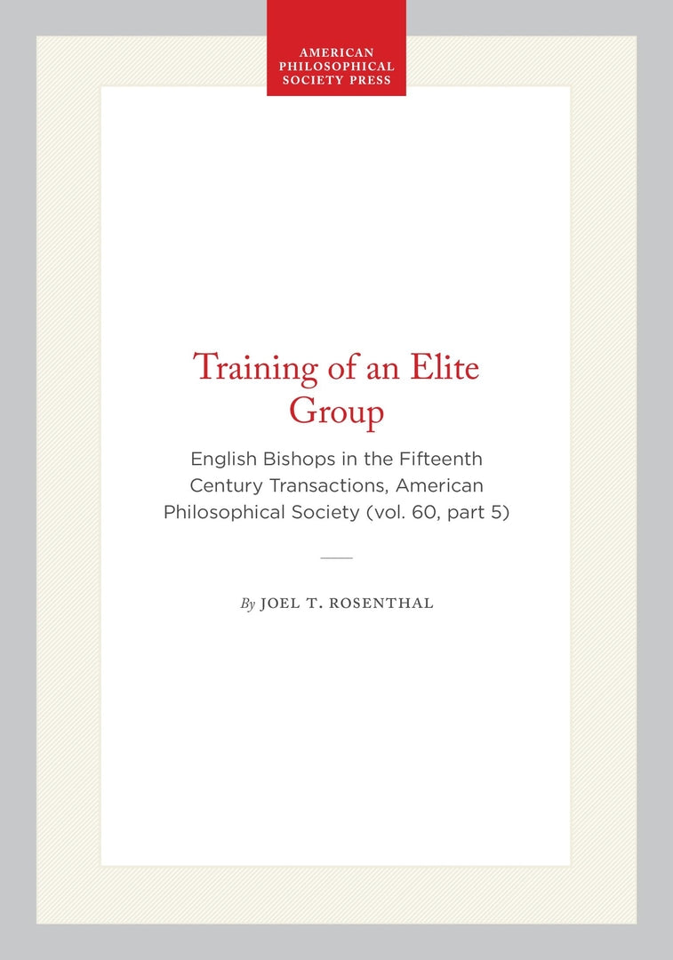 Cover image for Training of an Elite Group ISBN 9781422375686