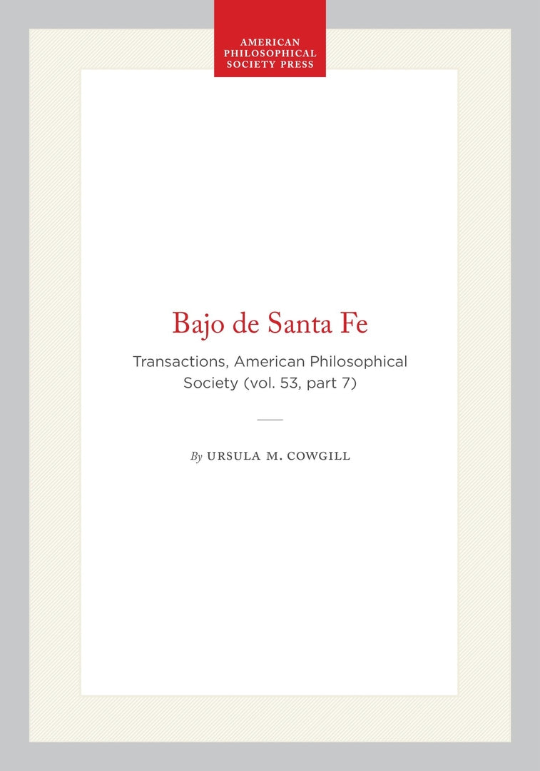 Cover image for Bajo de Santa Fe ISBN 9781422376263