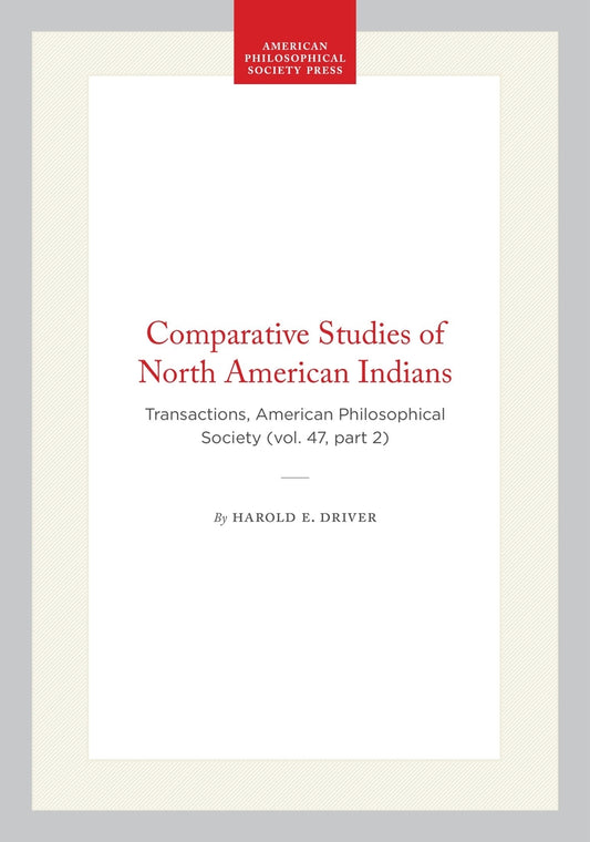 Comparative Studies of North American Indians