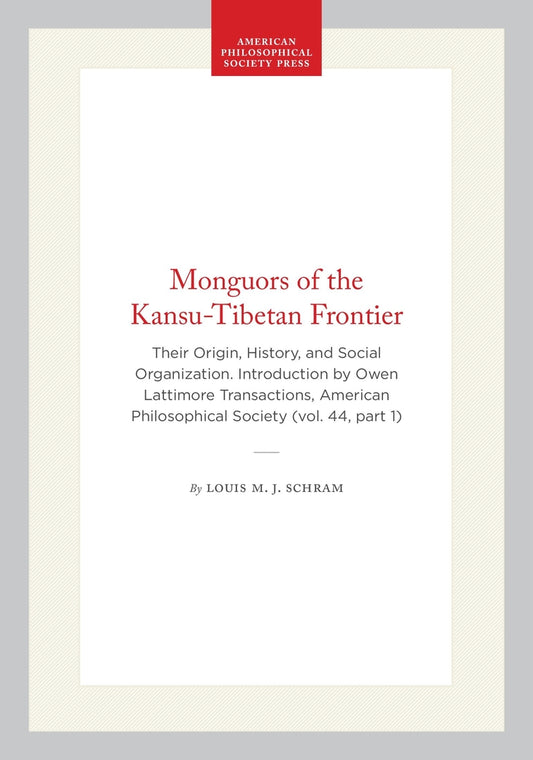Monguors of the Kansu-Tibetan Frontier