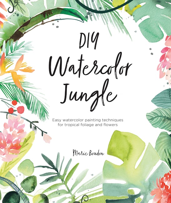 Book cover image for DIY Watercolor Jungle ISBN: 9781446308134