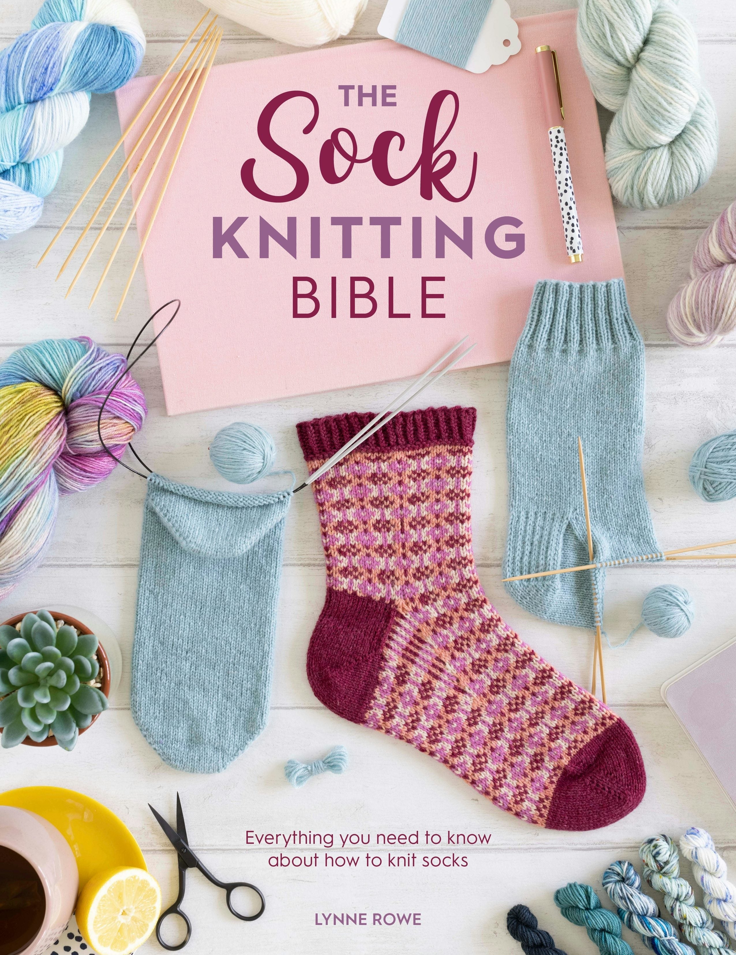 Book cover image for The Sock Knitting Bible ISBN: 9781446308523
