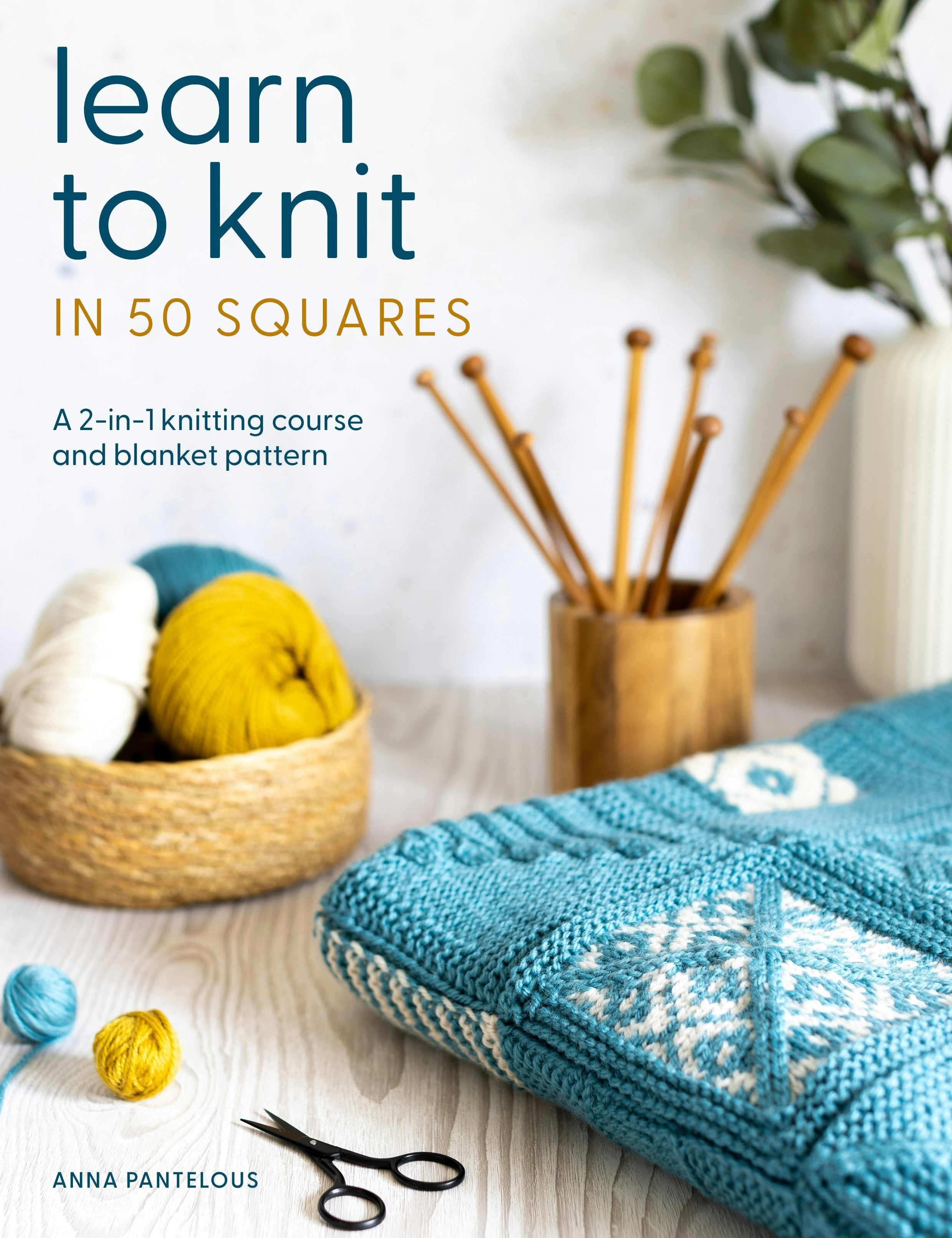 Book cover image for Learn to Knit in 50 Squares ISBN: 9781446315149