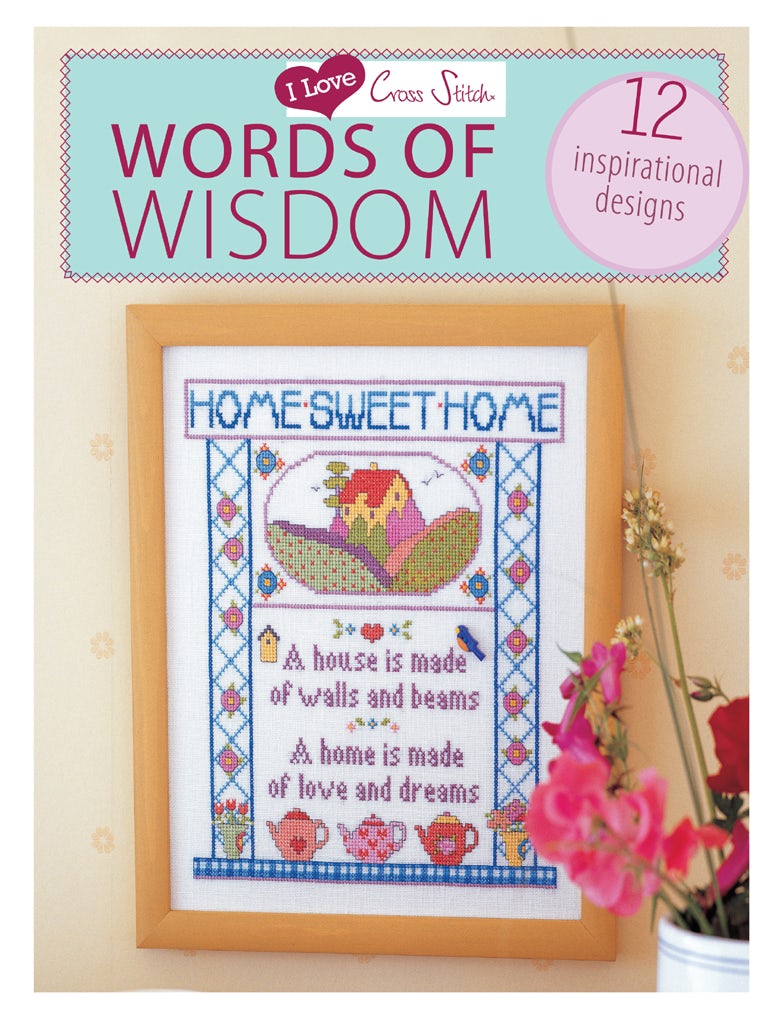 Book cover image for I LOVE CROSS STITCH - WORDS OF WI ISBN: 9781446361665