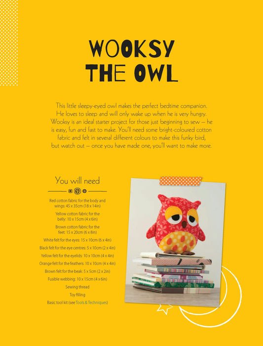 Wooksy the Owl Soft Toy Pattern