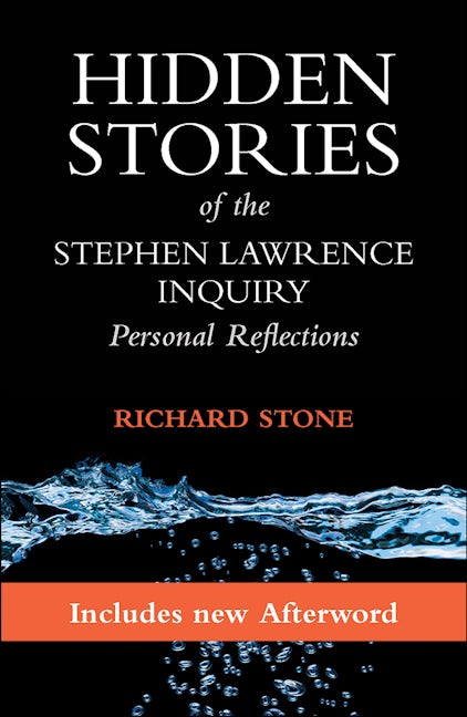 Book cover image for Hidden Stories of the Stephen Lawrence Inquiry ISBN: 9781447308478