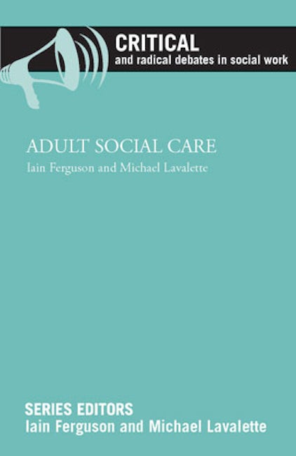 Book cover image for Adult Social Care ISBN: 9781447316169