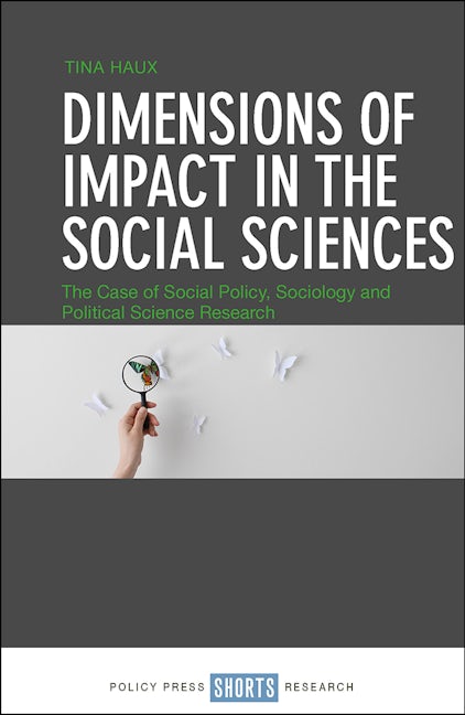 Book cover image for Dimensions of Impact in the Social Sciences ISBN: 9781447324089