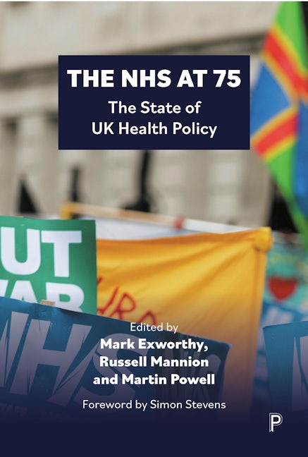 Book cover image for The NHS at 75 ISBN: 9781447368595