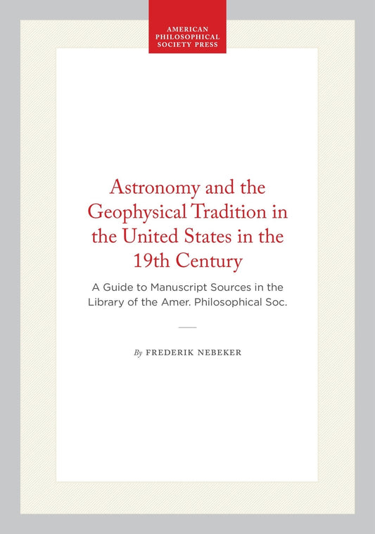 Astronomy and the Geophysical Tradition in the United States in the 19th Century