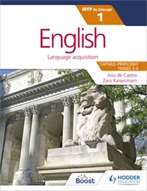 Book cover image for English for the IB MYP 1 (Capable–Proficient/Phases 3-4, 5-6): by Concept ISBN: 9781471880551