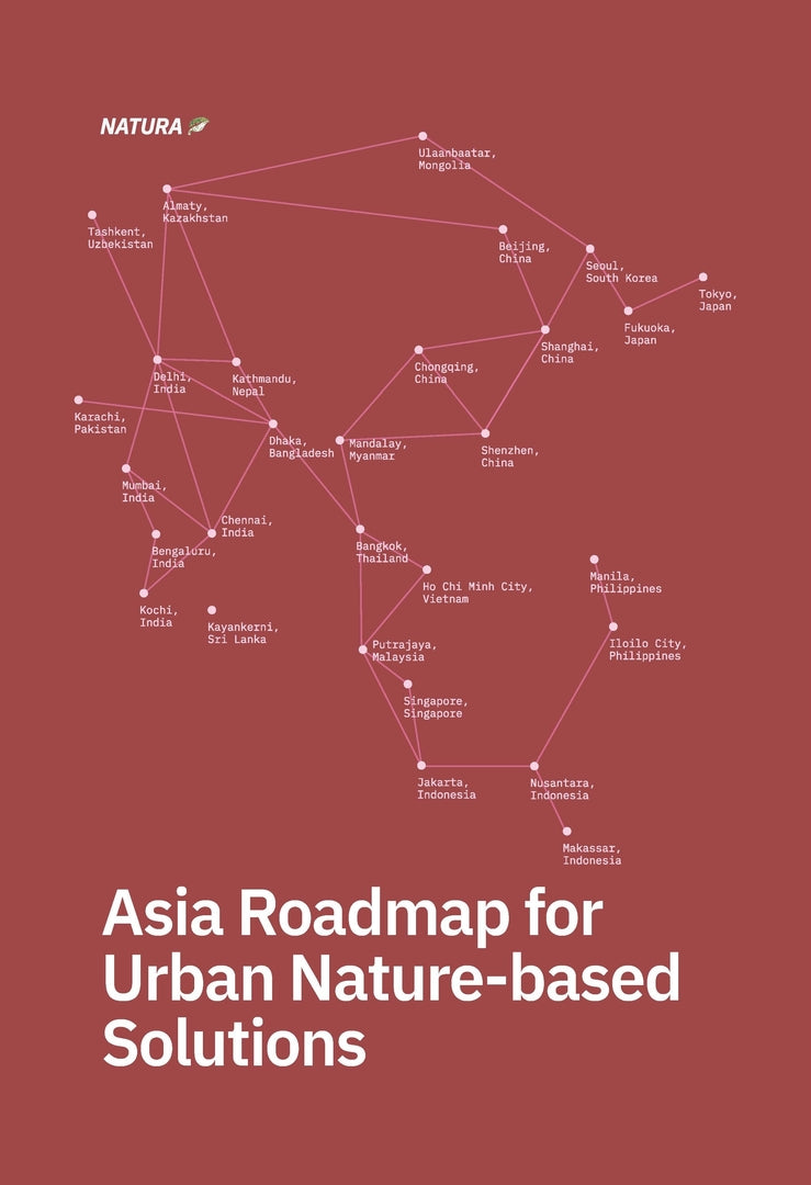 Cover image for Asia Roadmap for Urban Nature-based Solutions ISBN 9781479850419
