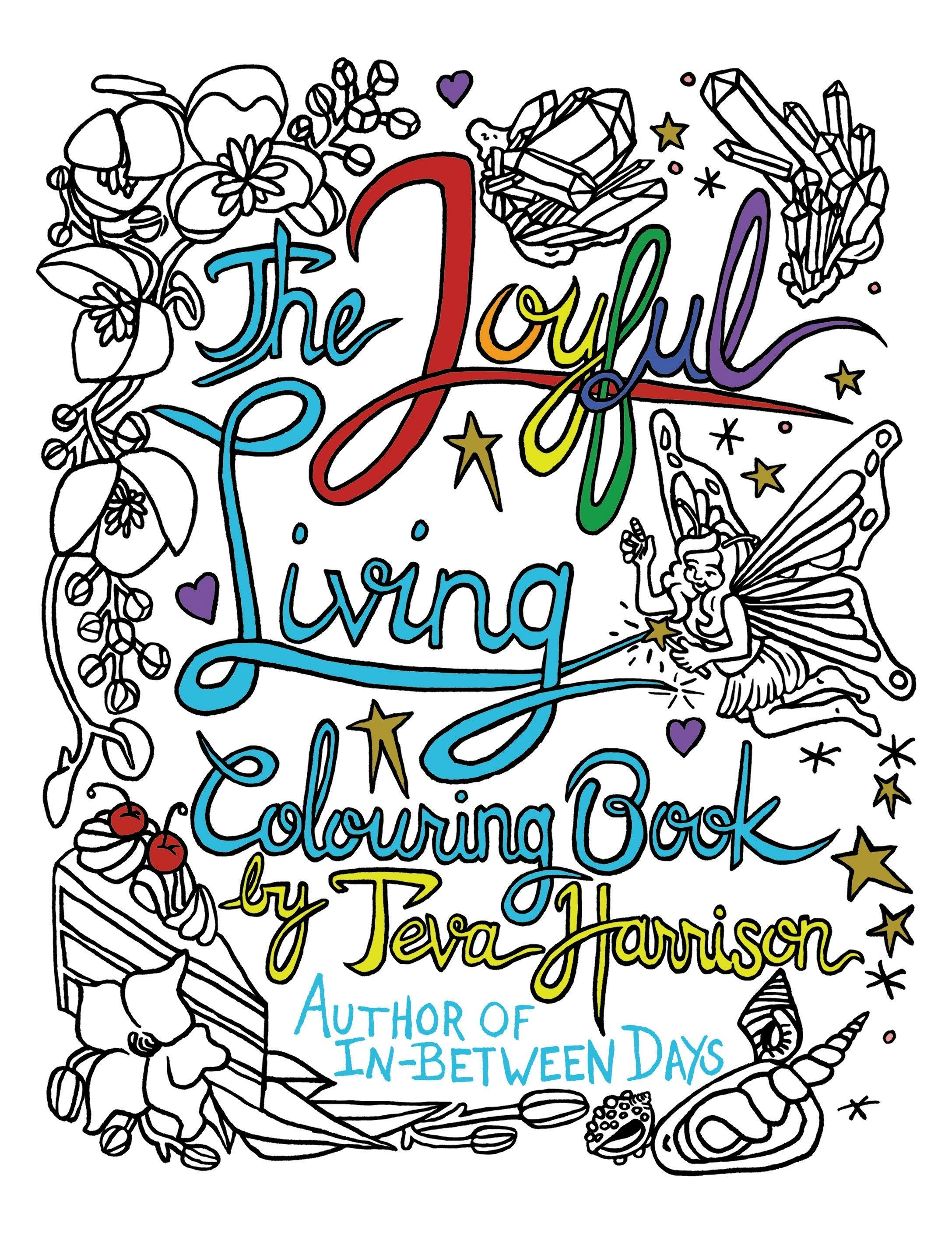 Book cover image for The Joyful Living Colouring Book ISBN: 9781487001896