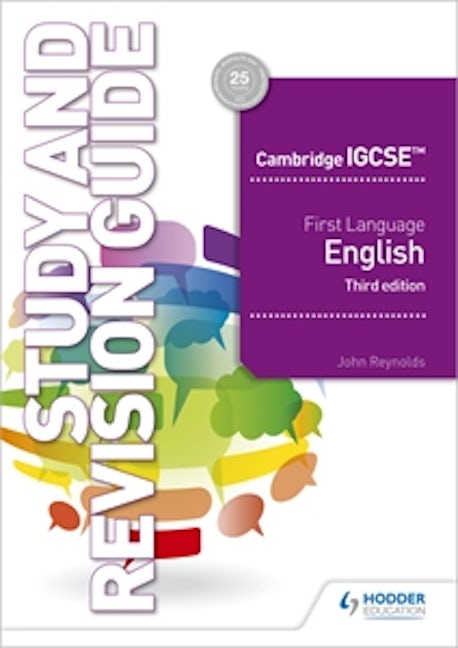 Book cover image for Cambridge IGCSE First Language English Study and Revision Guide 3rd edition ISBN: 9781510421349