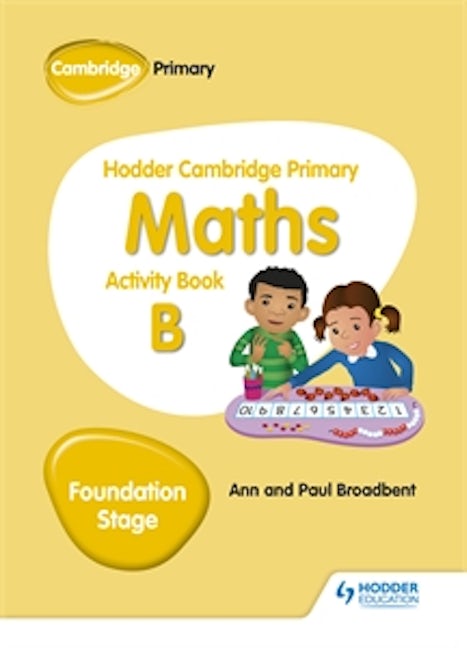 Book cover image for Hodder Cambridge Primary Maths Activity Book B Foundation Stage ISBN: 9781510431836