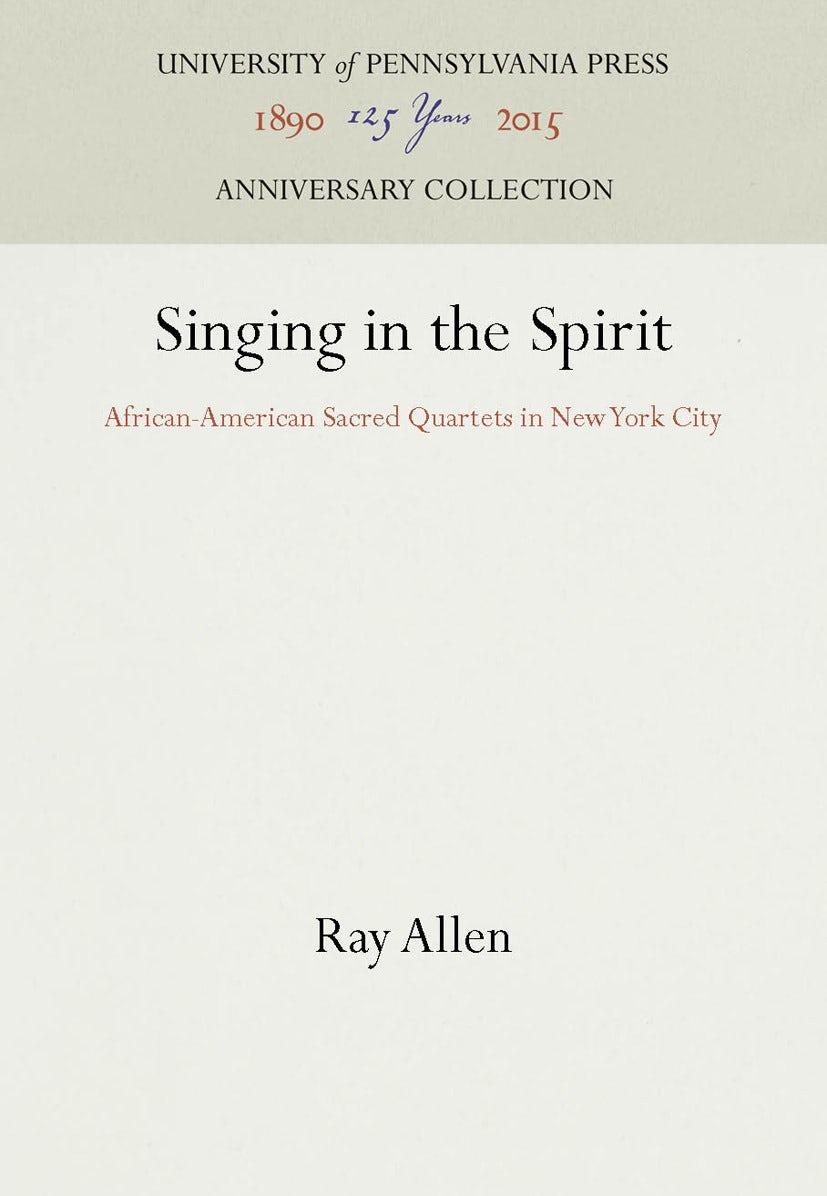 Book cover image for Singing in the Spirit ISBN: 9781512800043
